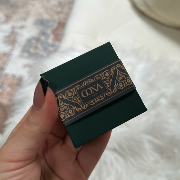 BRAND NEW GONA PARIS INTERLOCKING HEARTS DANGLE EARRINGS STERLING SILVER ROSE - Picture 6 of 6